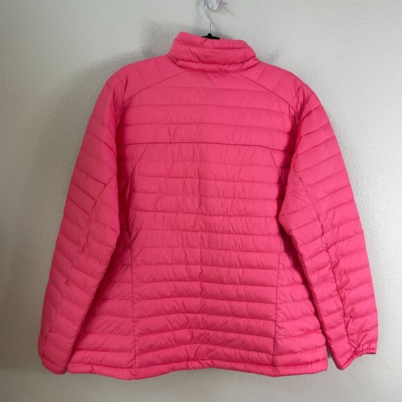 Columbia Womens Plus XXL Pink Puffer Jacket Lightweight Insulated Zip Up - Picture 8 of 9